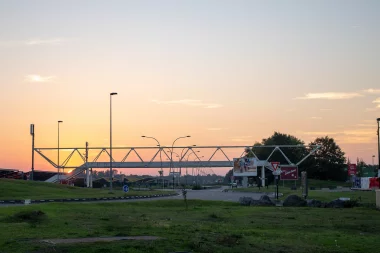 Stade Matmut Atlantique Passerelle blanche (5).